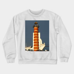 farol. descobrimentos. lighthouse Crewneck Sweatshirt